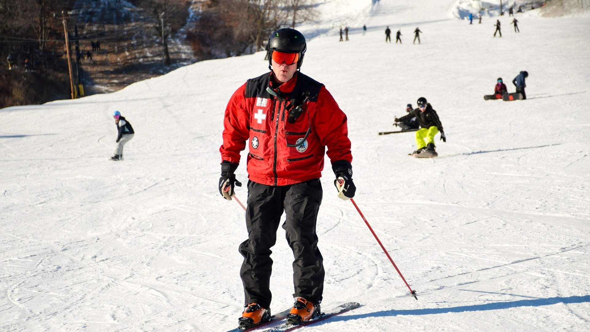 Jim Quinn patrolling at Mt. Crescent during the 2024-2025 season.